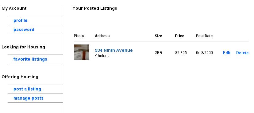 advertise and manage apartment listings