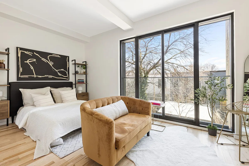 Brooklyn studio with large windows