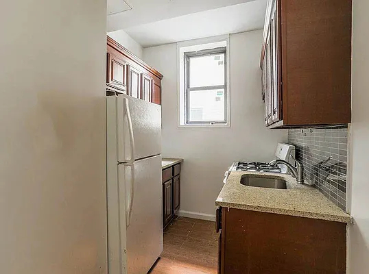 Kitchen with granite counters