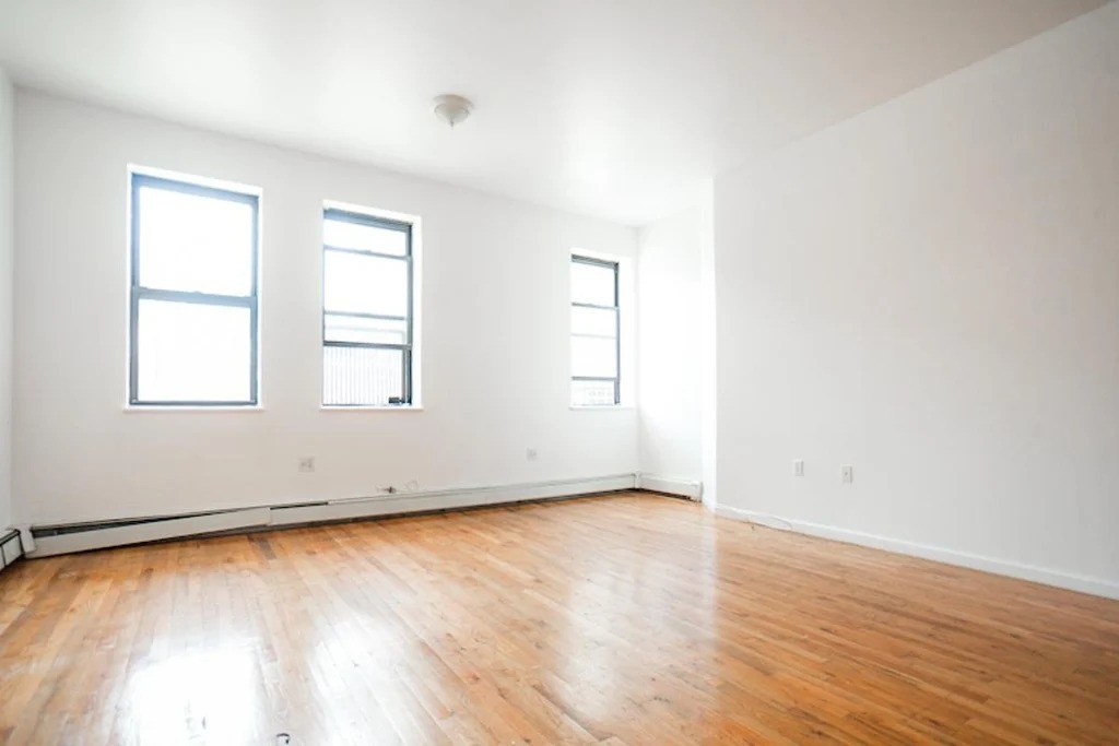 Brooklyn studio with three large windows