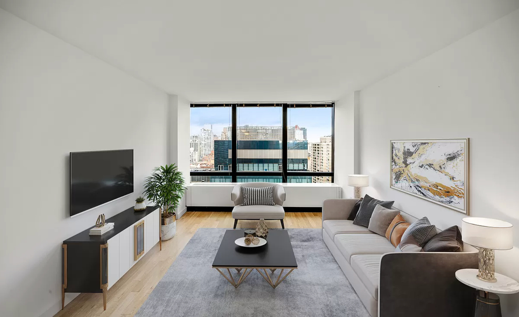 Upper East Side apartment with an oversized window