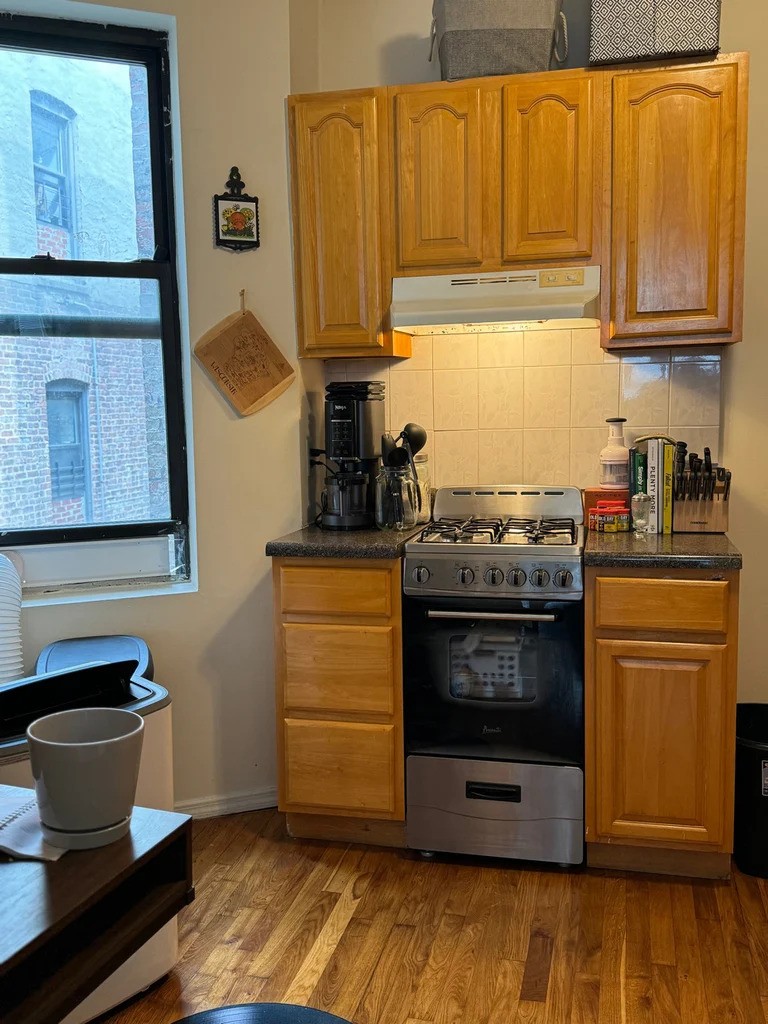 Modest kitchen in Queens apartment