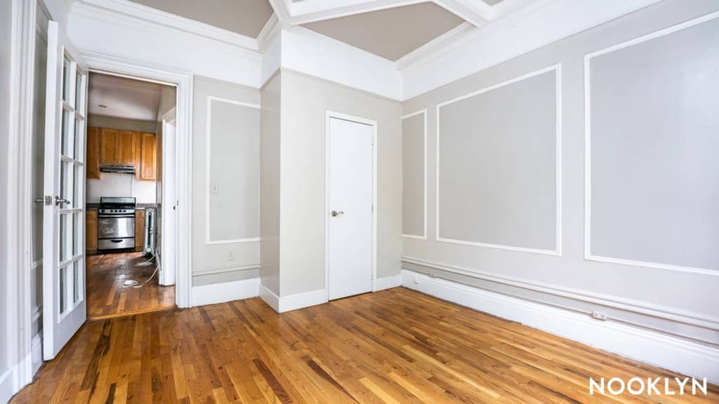 Bedford-Stuyvesant apartment bedroom with closet space