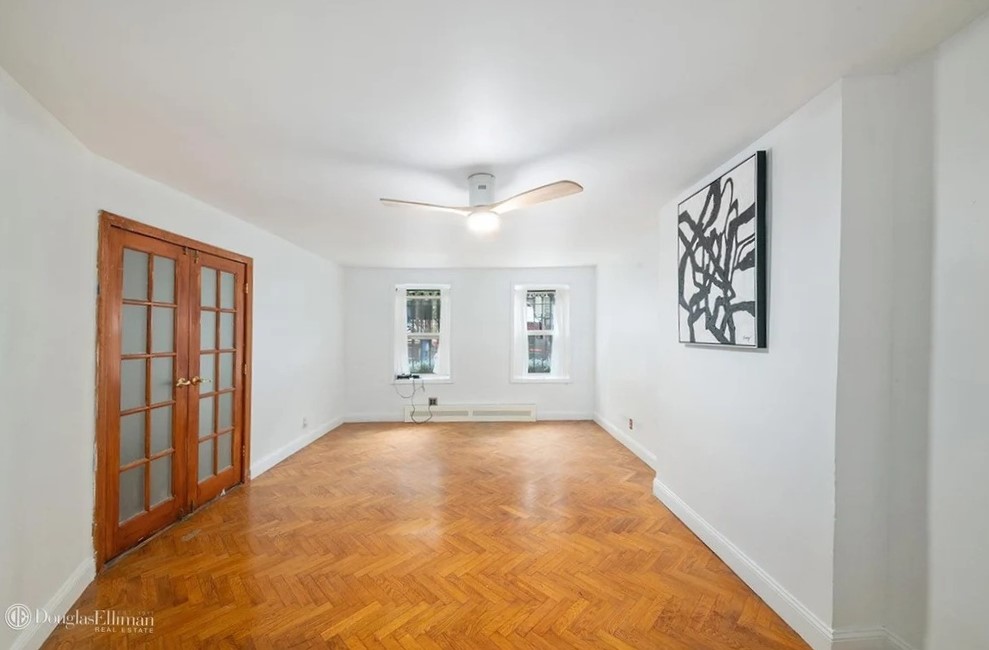 Brooklyn studio with hardwood floors