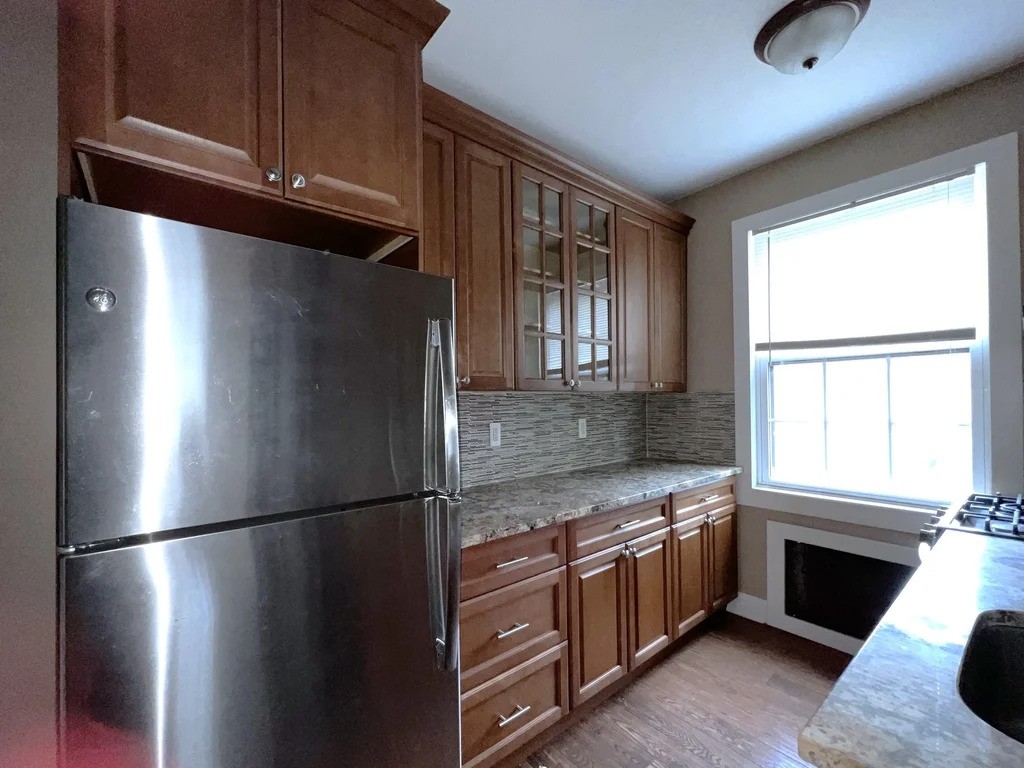 Queens one-bedroom apartment with a windowed kitchen