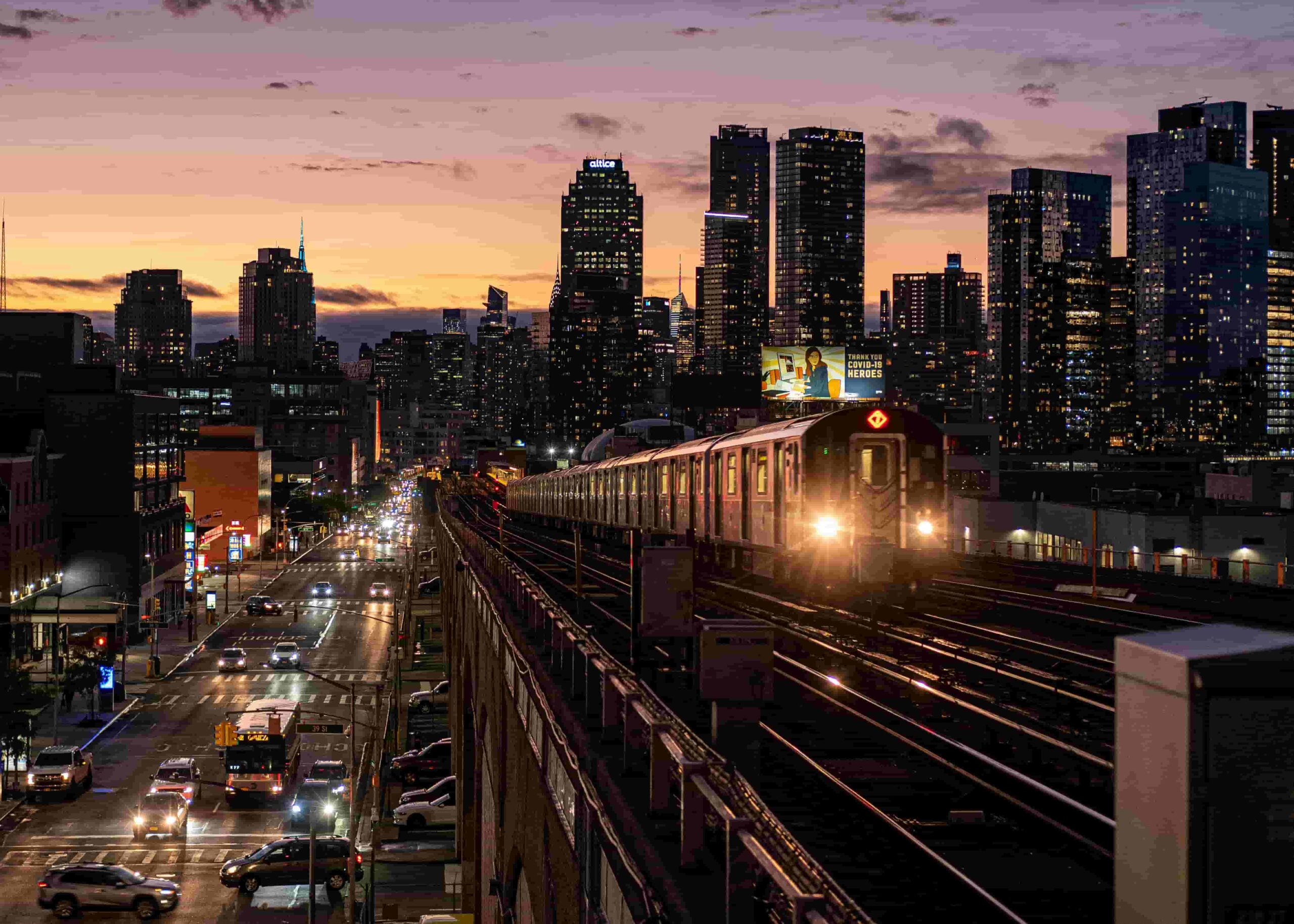 One of Long Island City's subway stops