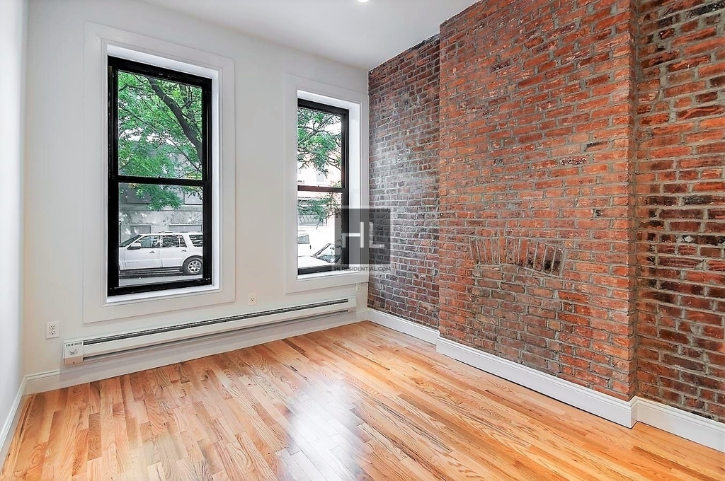 Apartment with exposed brick