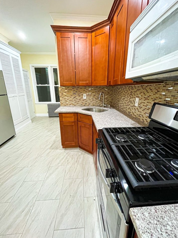 Renovated kitchen in Queens