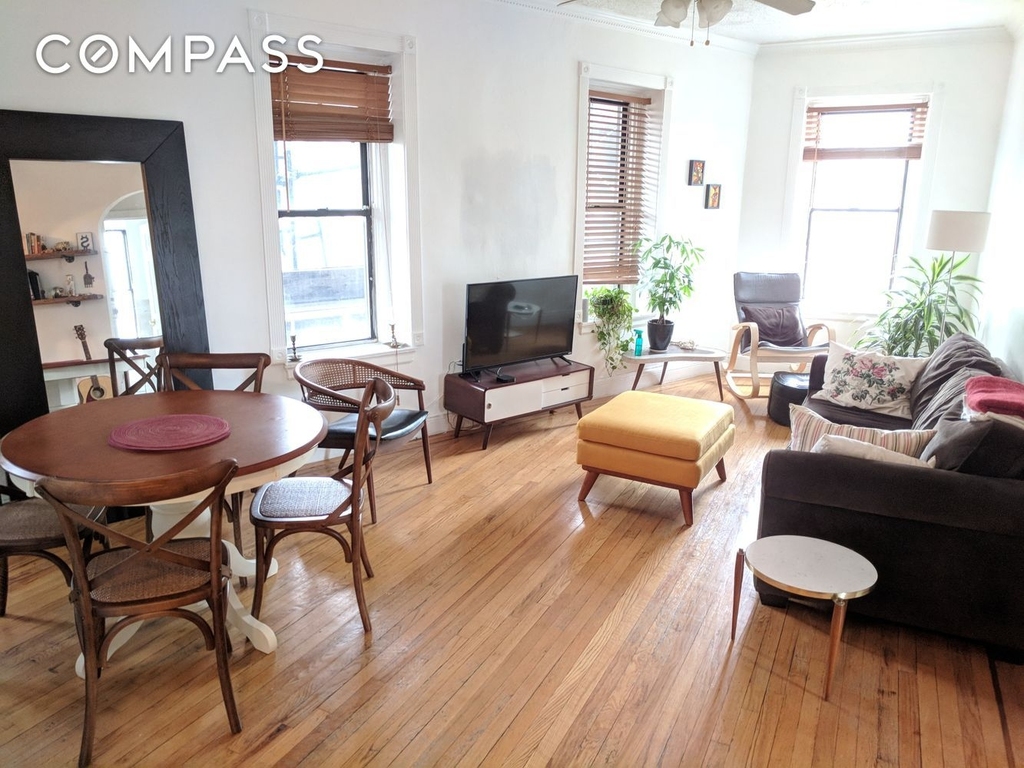 Manhattan living room with natural light