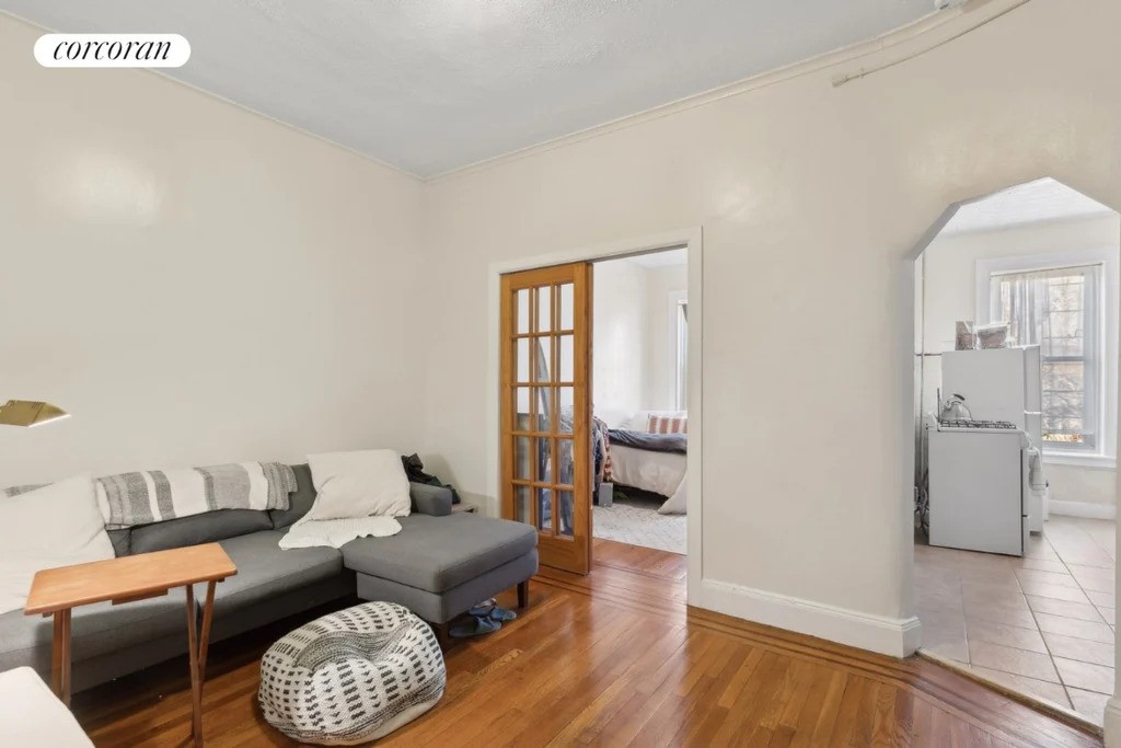 Brooklyn living room with natural light