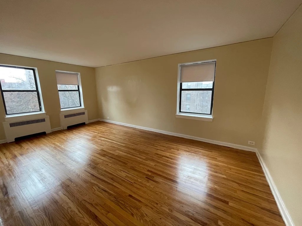 Large living room with natural light