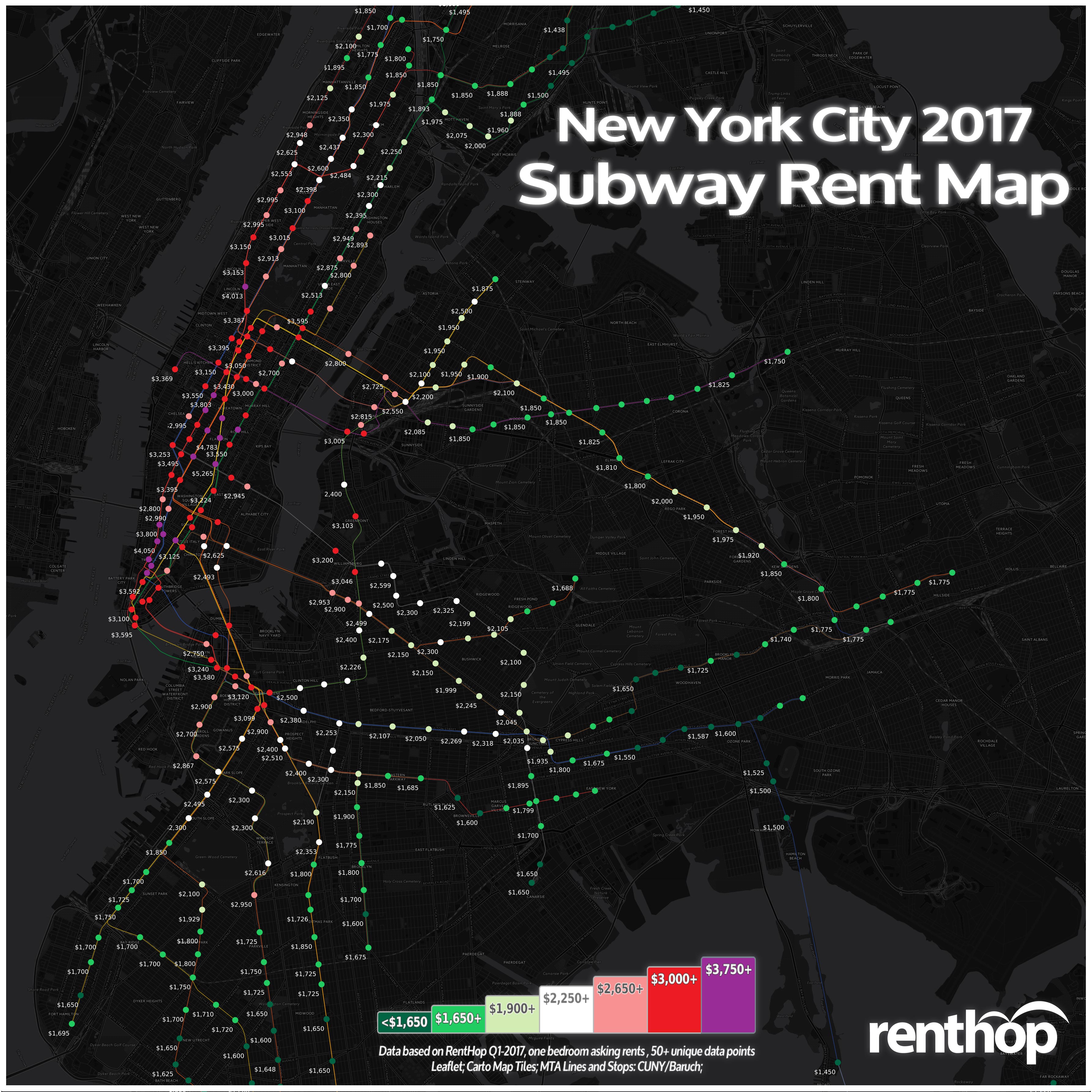 how many subway stops are there in new york city